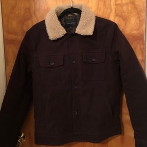Banana Republic Men’s Small Brown Sherpa Jacket